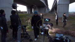 ロケ風景/アクアライン陸橋